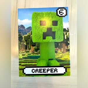 New! McDonald's A Minecraft Movie #6 Creeper Happy Meal Toy 2025